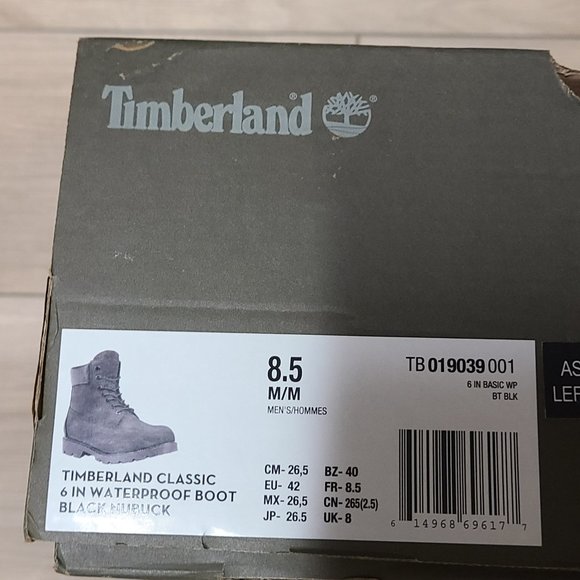 Timberland Classic Black Nubuck main image 2